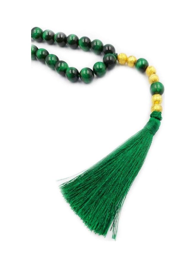 Natural Green Tiger Eye Beads Tasbih  - Image 3