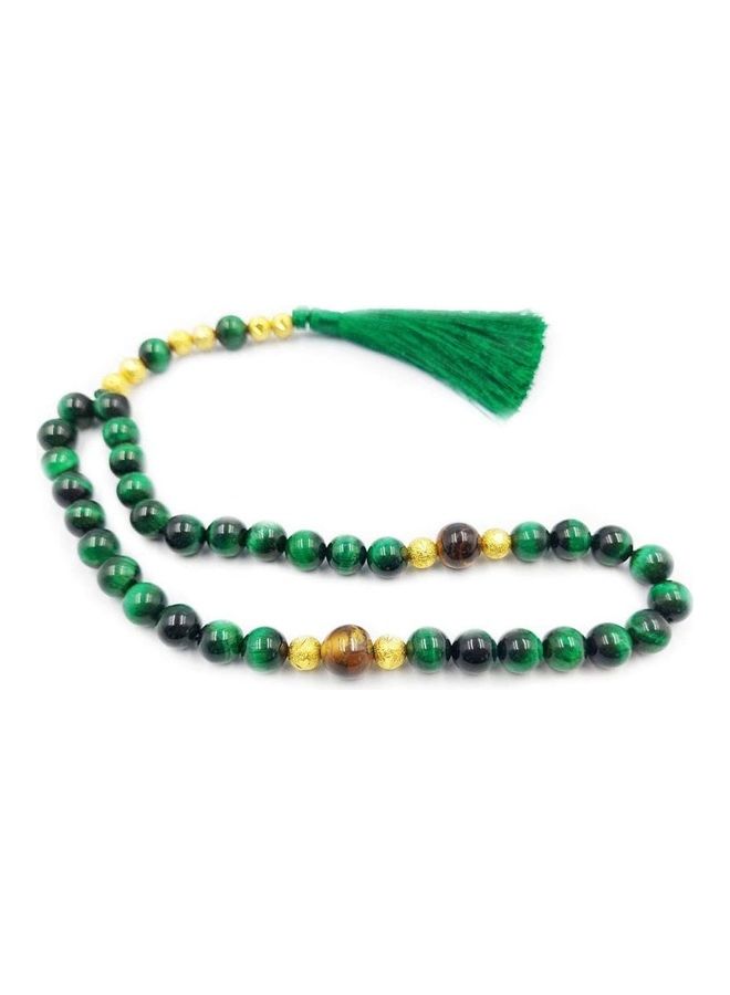Natural Green Tiger Eye Beads Tasbih  - Image 4