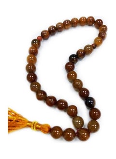 Natural Brown Agate Stone Tasbih