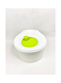 Generic Salad Spinner green/white 22x22x13cm  - Image 3