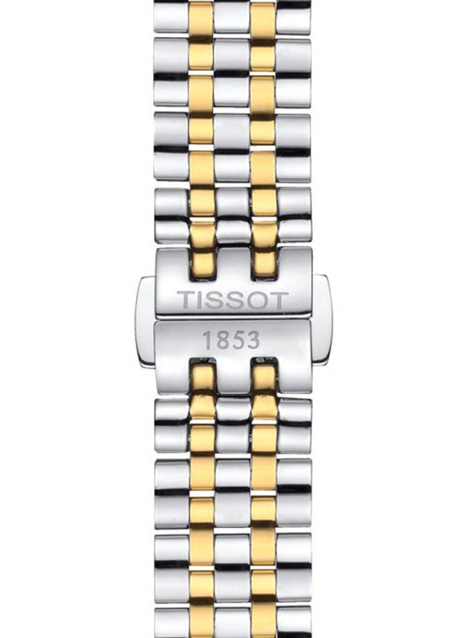 تيسو ساعة يد بعقارب تي-كلاسيك كارسون مقاومة للماء طراز T122.210.22.033.00 women - Image 4