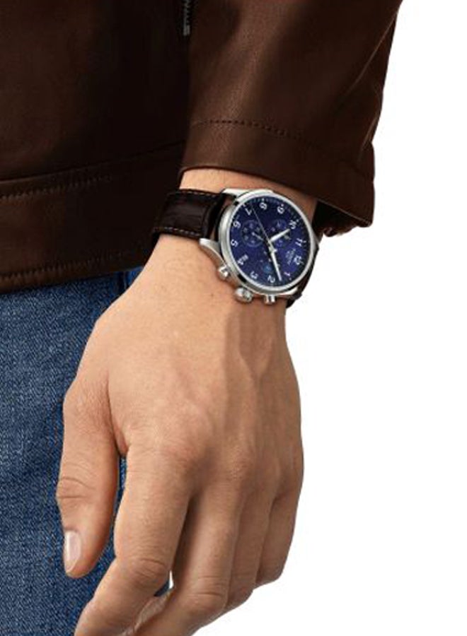 تيسو ساعة يد بعقارب تي-سبورت كرونو إكس إل مقاومة للماء طراز T116.617.16.047.00 men - Image 4