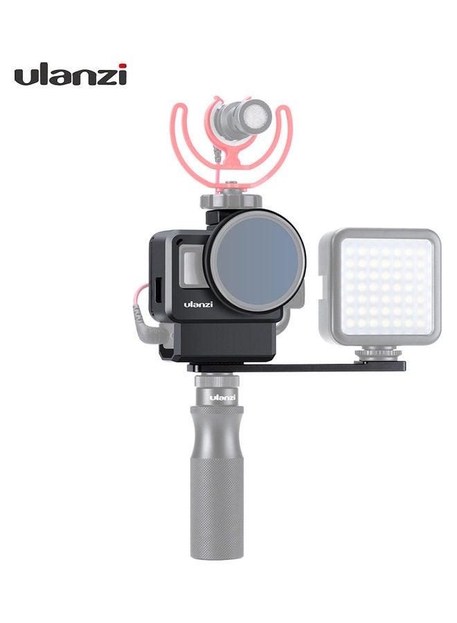Generic - Ulanzi V2 Pro Sports Camera Protective Cage With 52mm Filter Mic Adapter For GoPro Hero 7/6/5 Black - Image 1