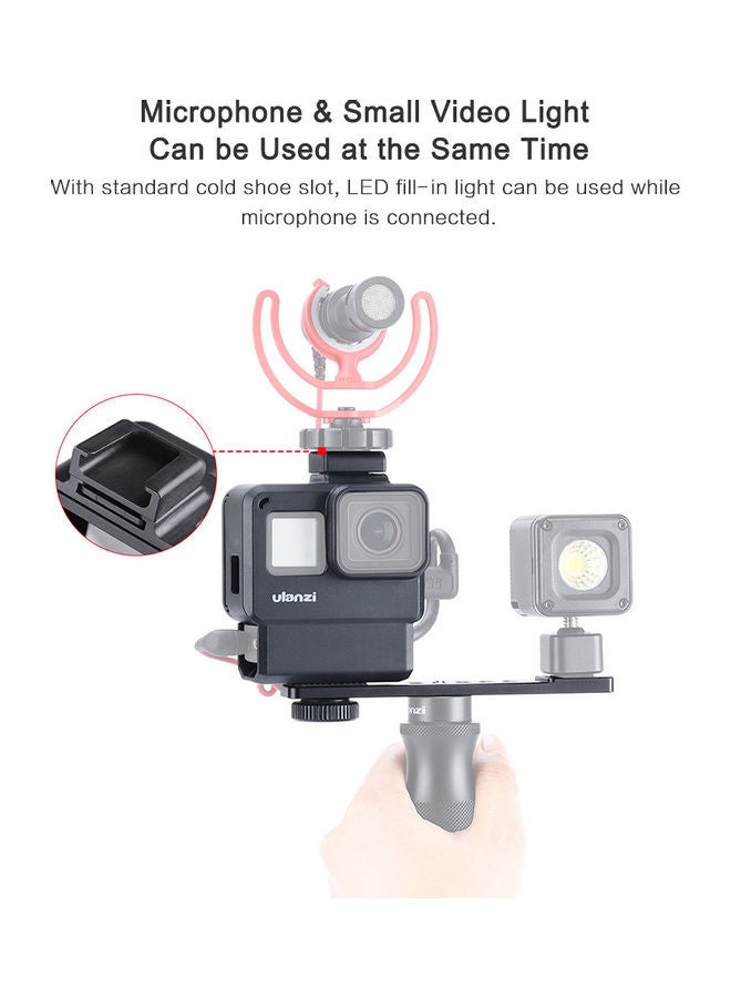 Generic - Ulanzi V2 Pro Sports Camera Protective Cage With 52mm Filter Mic Adapter For GoPro Hero 7/6/5 Black - Image 1