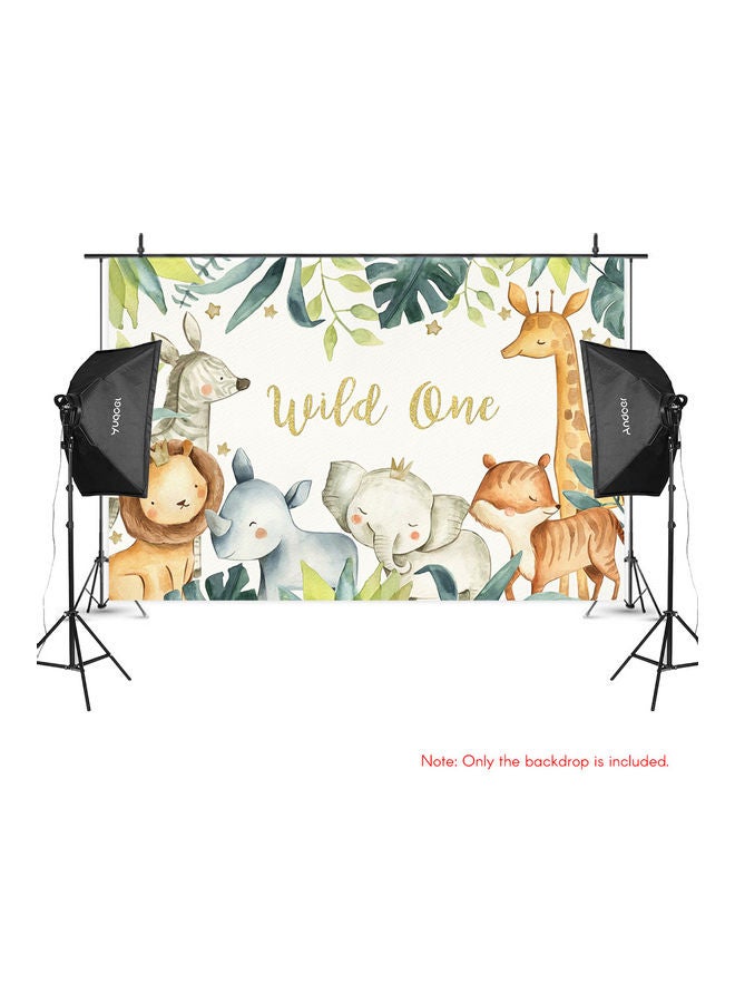 Cartoon Theme Photography Background Cloth for Kid Birthday multicolour - Image 5