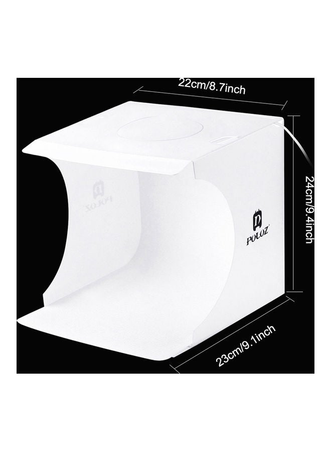 Photography Studio LEDs Panel Light Puluz Mini Folding Lightbox Soft Box Photo Background Kit Multicolour - Image 2
