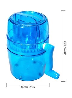 AMERTEER Manual  Ice Crusher Machine Blue 580grams  - Image 2