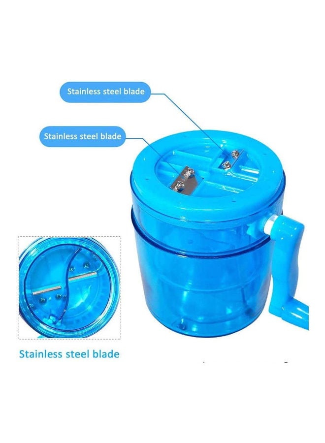 AMERTEER - Manual  Ice Crusher Machine Blue 580grams - Image 1