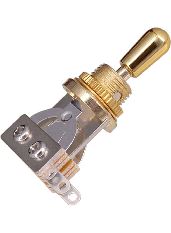 Generic LP EPI 3 Way Short Straight Guitar Toggle Switch Pickup Selector Gold  - Image 3