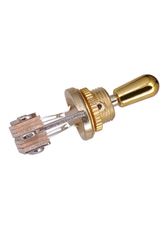 Generic LP EPI 3 Way Short Straight Guitar Toggle Switch Pickup Selector Gold  - Image 5