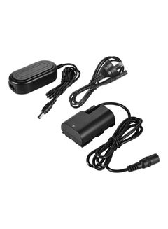Power Supply DC Dummy Battery Adapter Camera Charger Black