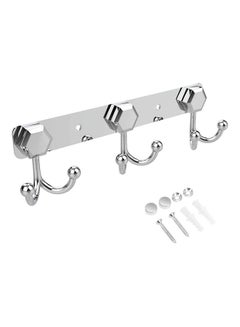 AMERTEER Wall Mount Clothes Hook silver 200grams  - Image 1