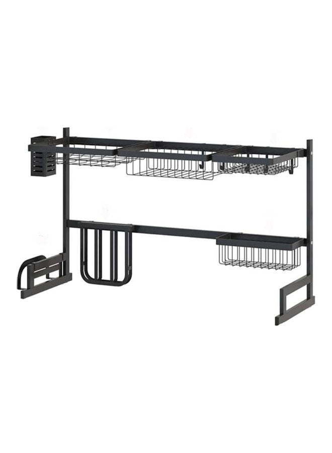 AMERTEER Stainless Steel  Dish Drying Rack Black 2kg - Image 1