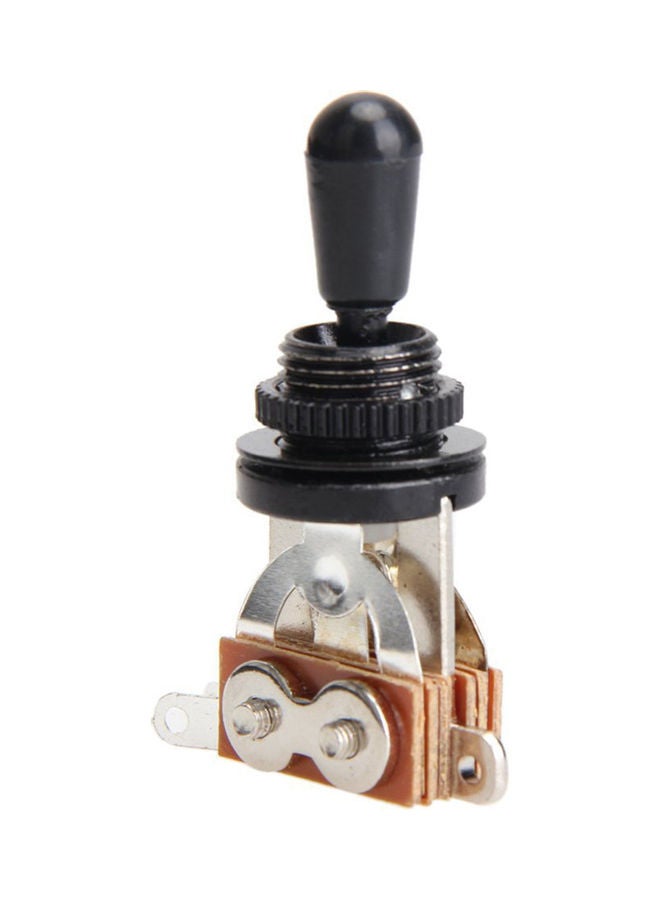 Generic LP EPI 3 Way Short Straight Guitar Toggle Switch Pickup Selector Black  - Image 1