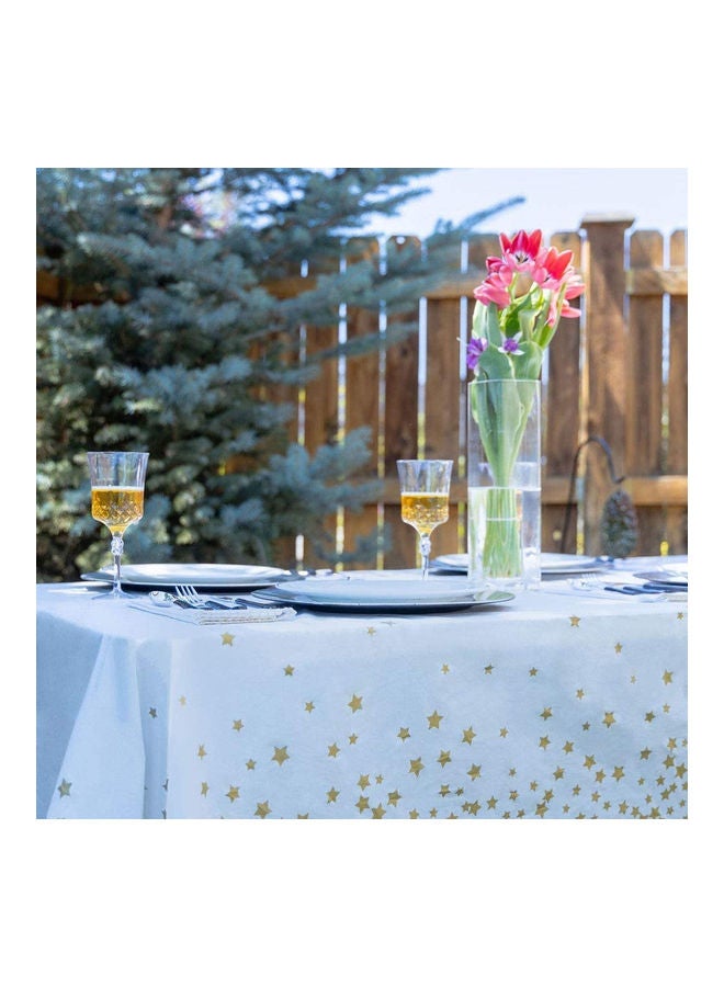 AMERTEER Party Table Cloths White 110grams - Image 3