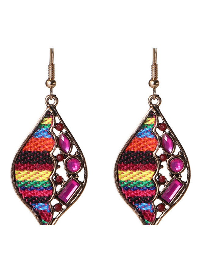 J&J 925 Silver Creative Water Drop Cloth Earrings  - Image 1