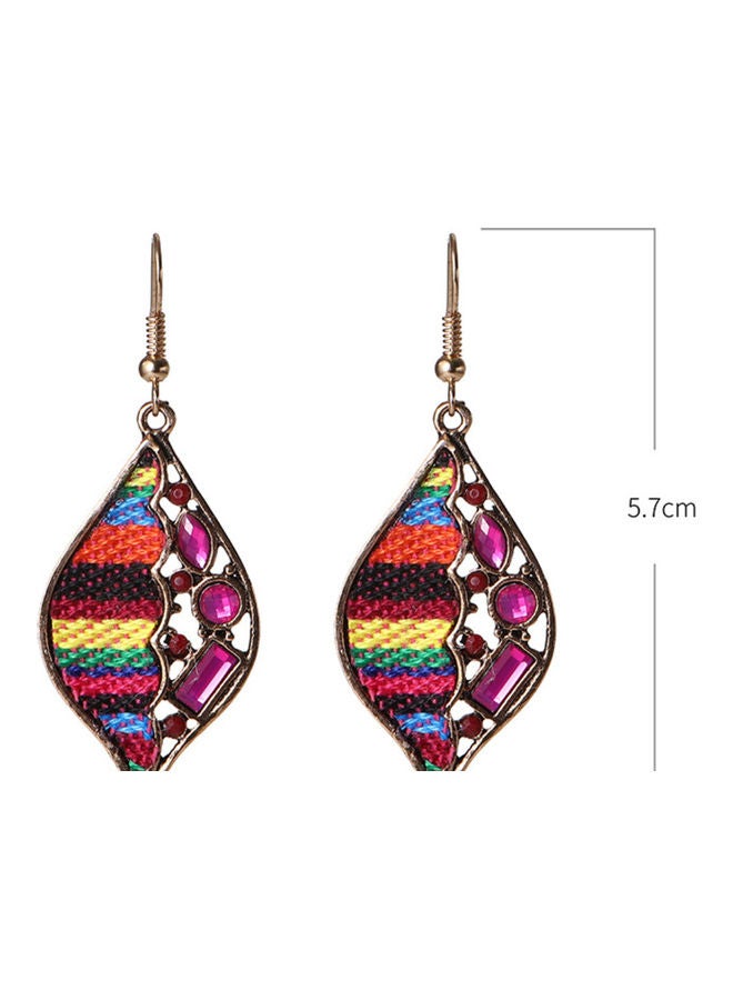 J&J 925 Silver Creative Water Drop Cloth Earrings  - Image 2