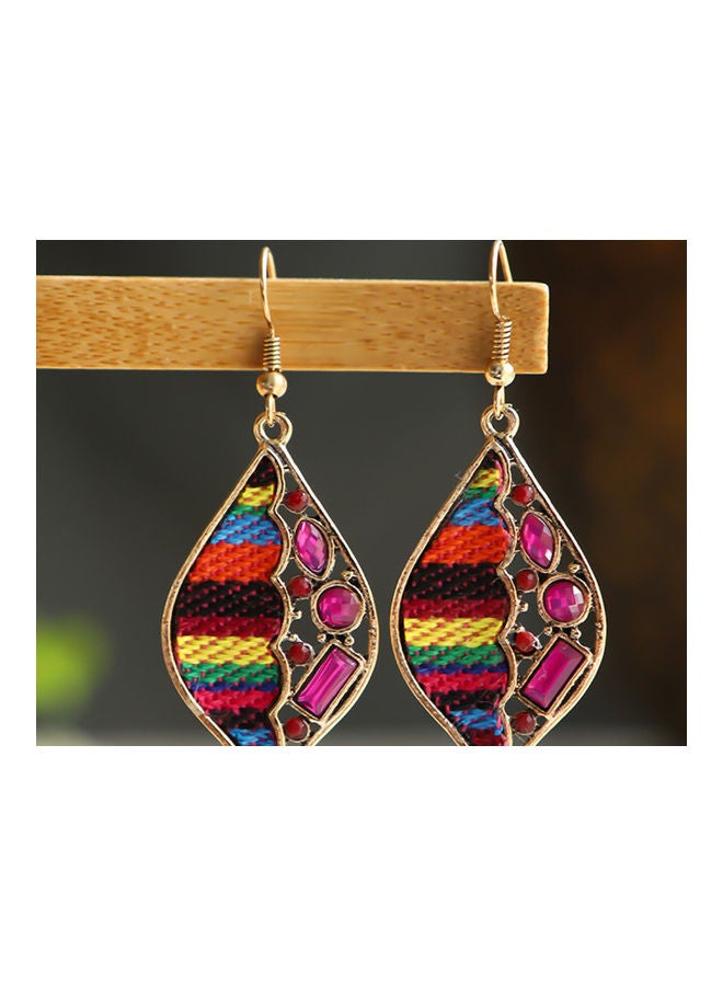 J&J 925 Silver Creative Water Drop Cloth Earrings  - Image 3