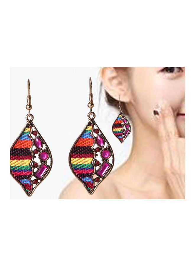J&J 925 Silver Creative Water Drop Cloth Earrings  - Image 5