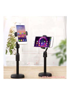Generic Adjustable Height Desktop Smartphone Stand Bracket With Phone Holder 27.0x10.0x10.0cm Black  - Image 2