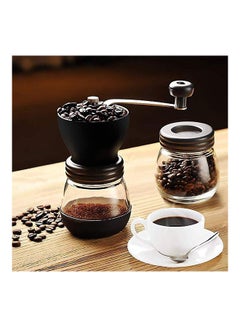 Manual Coffee Grinder with Two Glass Jars Black 730grams - v1610729881/N43324989A_6