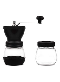 Manual Coffee Grinder with Two Glass Jars Black 730grams - v1610729882/N43324989A_1