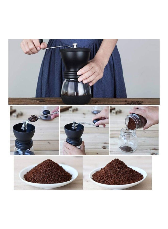 أميرتير مطحنة قهوة يدوية مع مرطبانين من الزجاج أسود 730جرام  - Image 5