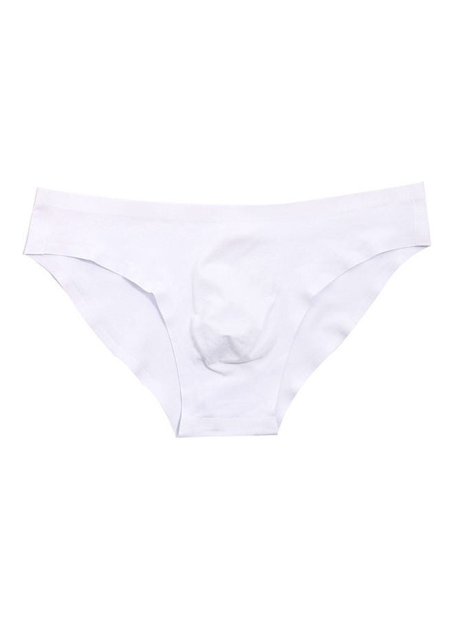 Solid Color Silk Underwear Army Green - Image 4
