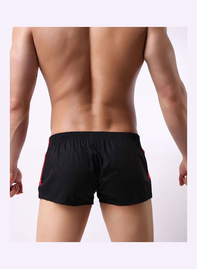 Generic - Solid Color Boxer Button Underwear Dark Blue - Image 1