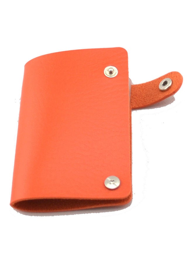 Credit Card And Card Holder Clutch Bag Orange - Image 2