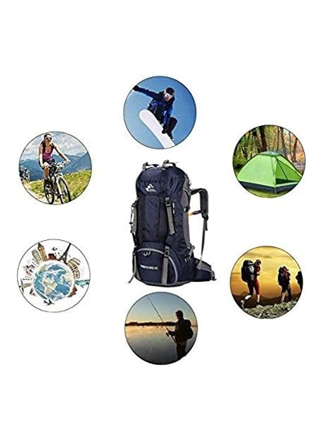 60L Outdoor Mountaineering Bag Blue  - Image 4