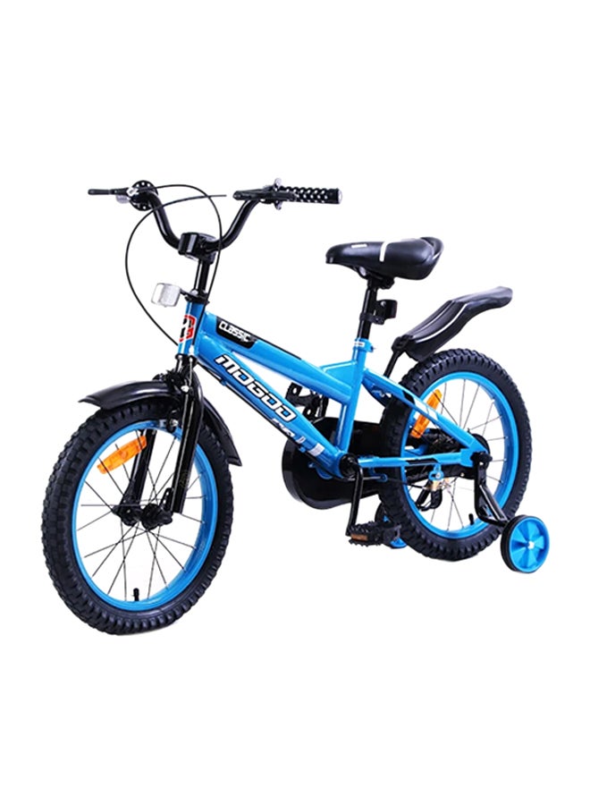 MOGOO Classic 16-Inch Road Kids Bike | 16-Inch Wheel Size | Adjustable Seat | Blue Black Color 16inch - Image 1