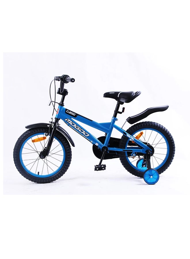 MOGOO Classic 16-Inch Road Kids Bike | 16-Inch Wheel Size | Adjustable Seat | Blue Black Color 16inch - Image 3