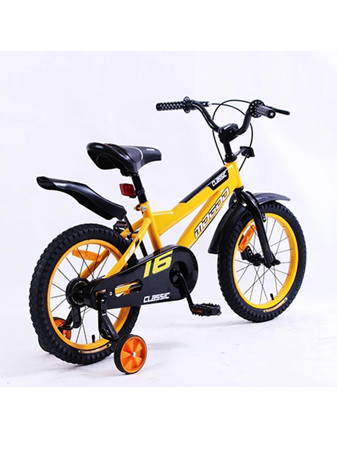 MOGOO Classic 16-Inch Road Kids Bike | 16-Inch Wheel Size | Adjustable Seat | Yellow Black Color 16inch - Image 3