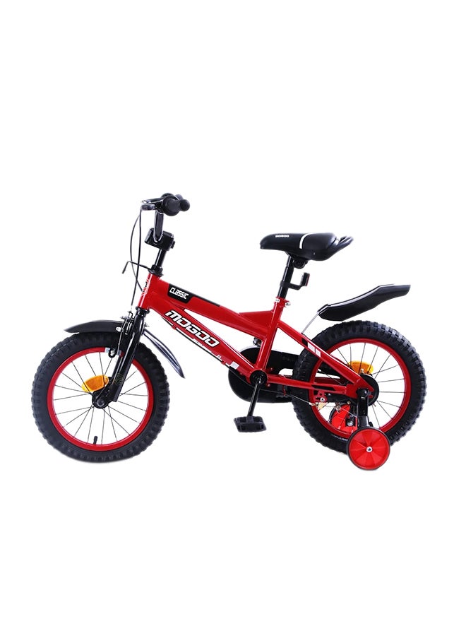 MOGOO Classic 14-Inch Road Kids Bike | 14-Inch Wheel Size | Adjustable Seat | Red Black Color 14inch - Image 1