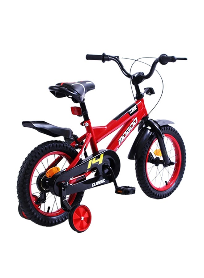 MOGOO Classic 14-Inch Road Kids Bike | 14-Inch Wheel Size | Adjustable Seat | Red Black Color 14inch - Image 2