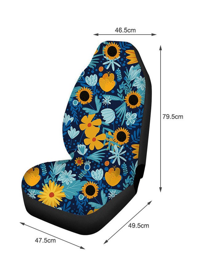 Generic 2-Piece Of Sunflower Printed Seat Cover  - Image 2