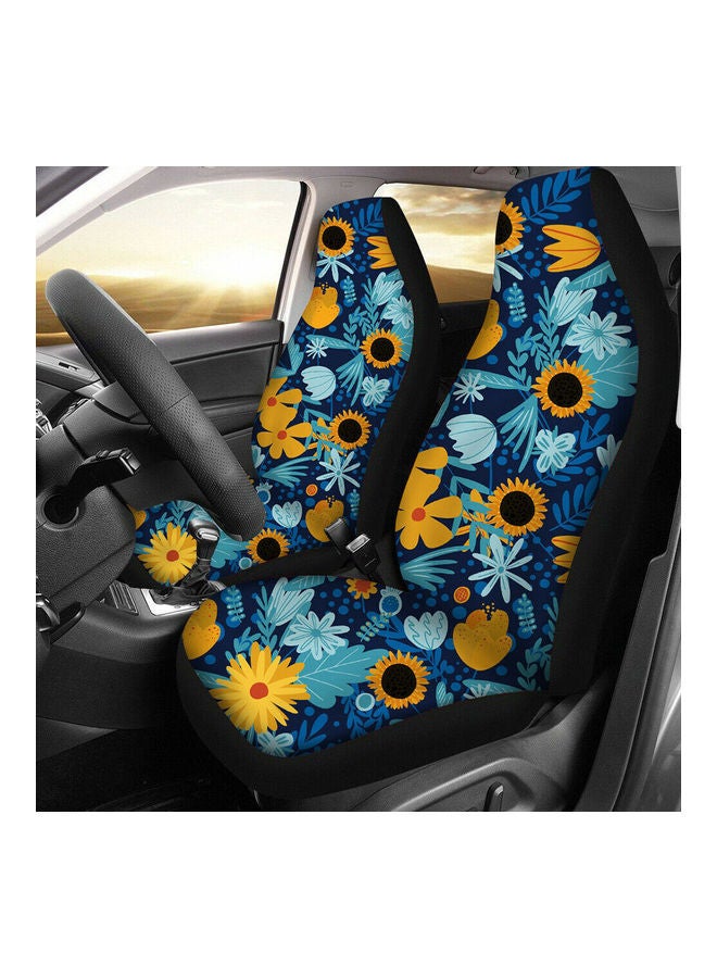 Generic 2-Piece Of Sunflower Printed Seat Cover  - Image 4