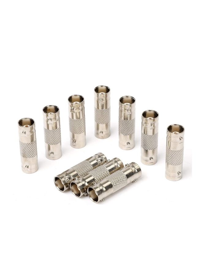 XBW BNC Female Connector Adapter For CCTV Camera Silver  - Image 4
