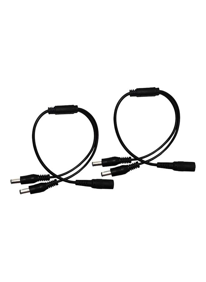 XBW DC 2 Way Power Splitter Black  - Image 1