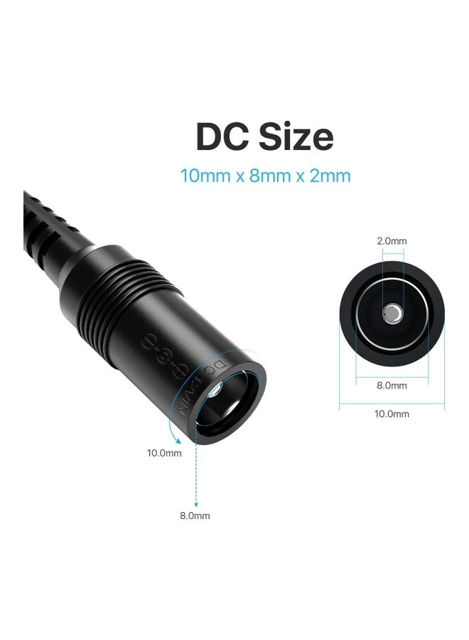 XBW DC 2 Way Power Splitter Black  - Image 2