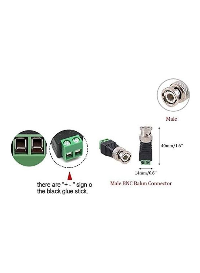 XBW 10 Pack Coax BNC Male Connectors Black  - Image 3