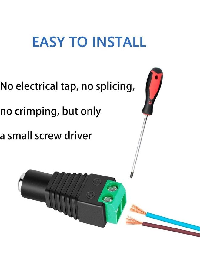 XBW 12V DC Power Connector Black  - Image 5