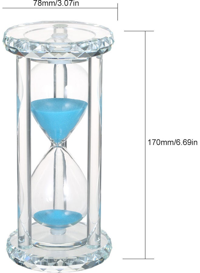30 Minutes Sand Timer blue 21.50x9.00x10.50cm