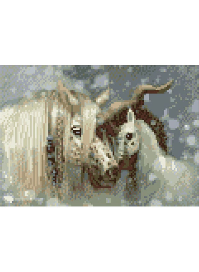 لوحة فنية جدارية ماسية 5D لديكور الحائط متعدد الألوان 32.00x2.00x8.00سم - Image 2