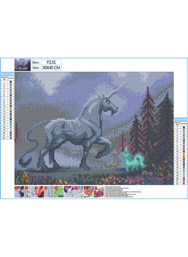 لوحة فنية جدارية ماسية 5D لديكور الحائط متعدد الألوان 32.00x2.00x8.00سم - Image 2