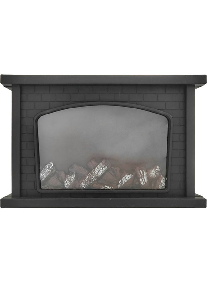 فانوس بتصميم ناري اصطناعي بإضاءة LED أسود 34x9.5x22سم - Image 4