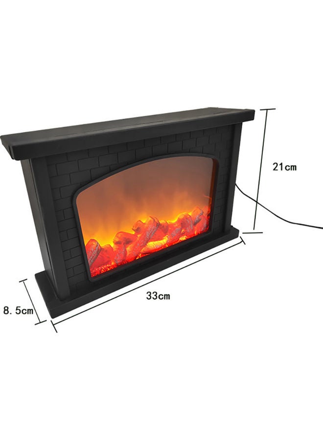 Simulated  Fire  Lantern Artificial LED Fireplace black 34x9.5x22cm - v1610795407/N43749995A_7