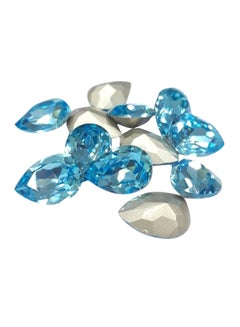 Generic 12-Piece Drop Shaped Glass Crystal 