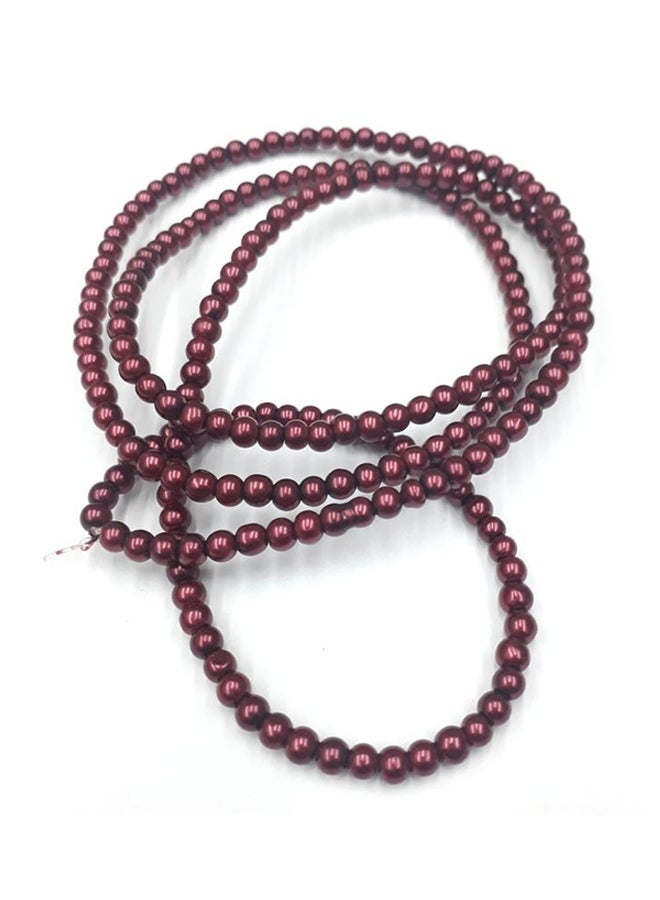 خرز زجاجي بخيط بعدد 225 قطعة 0.3سم - Image 3